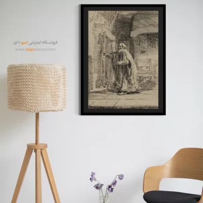 تابلو نقاشی برای هدیه - کوری توبیت – تابلو نقاشی رامبراند - اسپو دکور