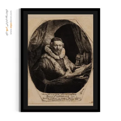 تابلو رامبراند چاپی - جان اویتنبوگارت – تابلو نقاشی رامبراند - اسپو دکور