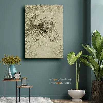 بوم نقاشی با طرح چهره