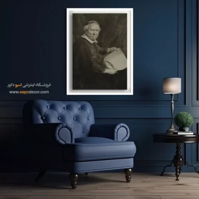 لیست قیمت تابلو دکوراتیو کلاسیک - استاد نویسندگی – تابلو نقاشی رامبراند - اسپو دکور