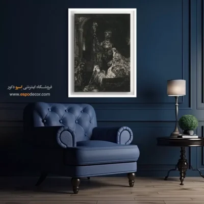 تابلو لوکس کلاسیک - ارائه در معبد – تابلو نقاشی رامبراند - اسپو دکور