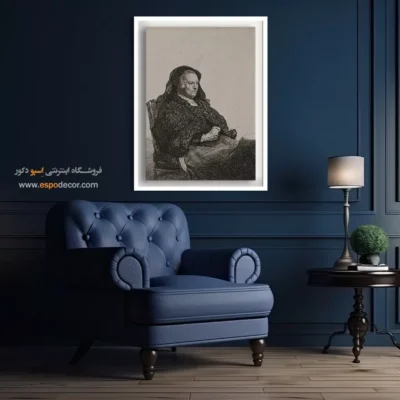 خرید تابلو نقاشی پرتره زن - مادر هنرمند – تابلو نقاشی رامبراند - اسپو دکور