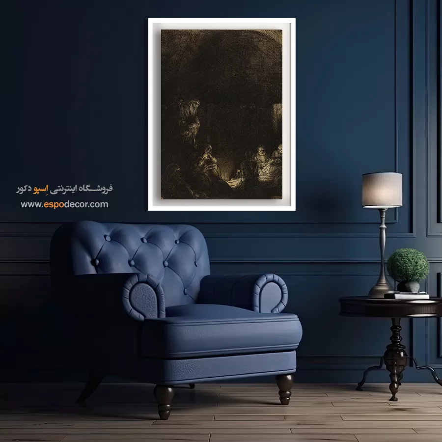 تابلو دکوراتیو سبک کلاسیک - مقبره – تابلو نقاشی رامبراند - اسپو دکور