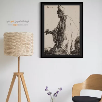 تابلو کلاسیک برای دکوراسیون پذیرایی - جذامی – تابلو نقاشی رامبراند - اسپو دکور