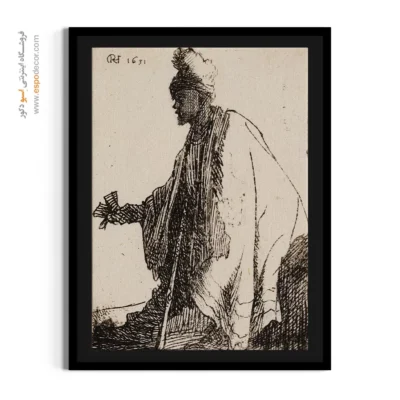 تابلو کلاسیک برای دکوراسیون پذیرایی - جذامی – تابلو نقاشی رامبراند - اسپو دکور