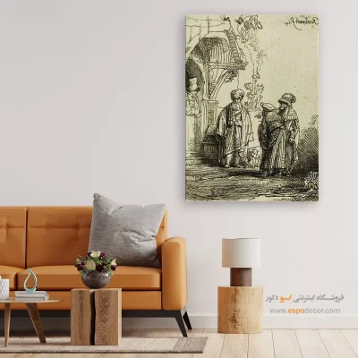 تابلو نقاشی با تم تیره و روشن