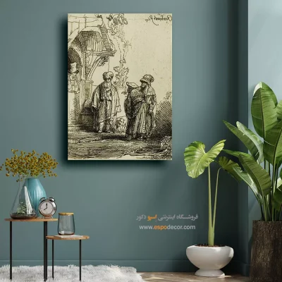 تابلو نقاشی با تم تیره و روشن