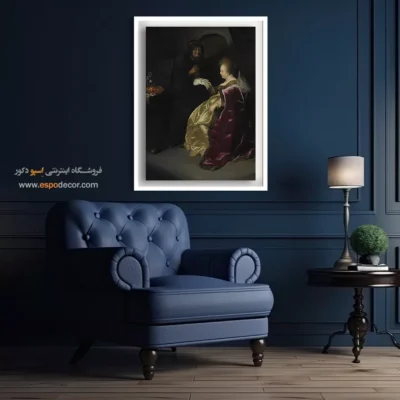 تابلو نقاشی معروف کلاسیک - استر، نامه هامان را می خواند – تابلو نقاشی رامبراند - اسپو دکور