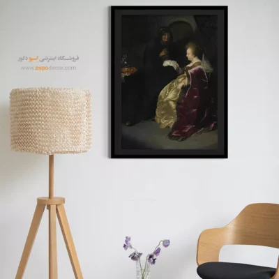 تابلو نقاشی معروف کلاسیک - استر، نامه هامان را می خواند – تابلو نقاشی رامبراند - اسپو دکور