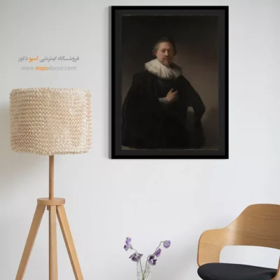 تابلو نقاشی شخصیت‌ها - پرتره یک مرد – تابلو نقاشی رامبراند - اسپو دکور