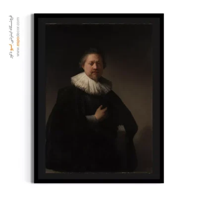 تابلو نقاشی شخصیت‌ها - پرتره یک مرد – تابلو نقاشی رامبراند - اسپو دکور