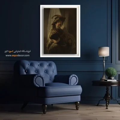 تابلو با تکنیک سایه روشن - پرچمدار – تابلو نقاشی رامبراند - اسپو دکور