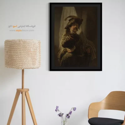 تابلو با تکنیک سایه روشن - پرچمدار – تابلو نقاشی رامبراند - اسپو دکور