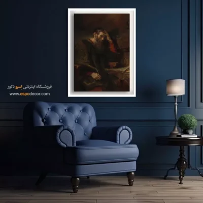 تابلو نقاش هلندی قرن ۱۷ - پولس رسول – تابلو نقاشی رامبراند - اسپو دکور