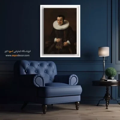 تابلو بوم رامبرانت - پیرزنی با کتاب – تابلو نقاشی رامبراند - اسپو دکور