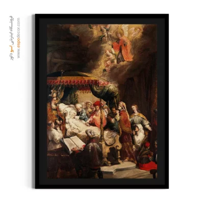 نقاشیهای باروک رامبراند - خواب باکره – تابلو نقاشی رامبراند - اسپو دکور