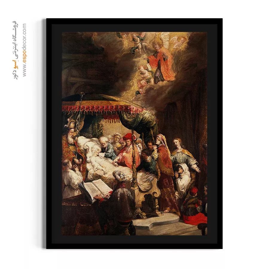 نقاشیهای باروک رامبراند - خواب باکره – تابلو نقاشی رامبراند - اسپو دکور