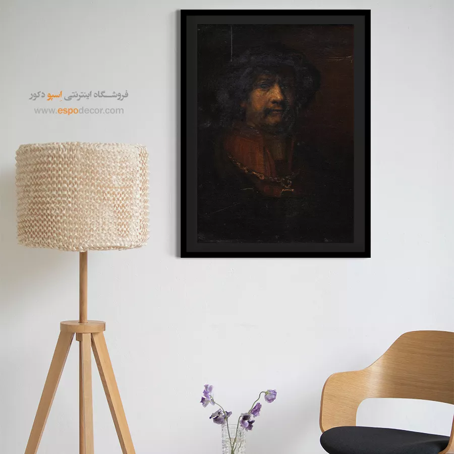 خرید نقاشیهای رامبراند - سلف پرتره – تابلو نقاشی رامبراند - اسپو دکور