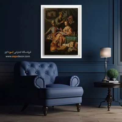 تابلو نقاشی رامبراند با قاب - شرکت موزیکال – تابلو نقاشی رامبراند - اسپو دکور