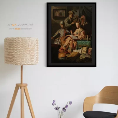 تابلو نقاشی رامبراند با قاب - شرکت موزیکال – تابلو نقاشی رامبراند - اسپو دکور