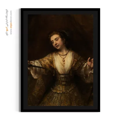 تابلو نقاشی قدی - لوکرتیا – تابلو نقاشی رامبراند - اسپو دکور