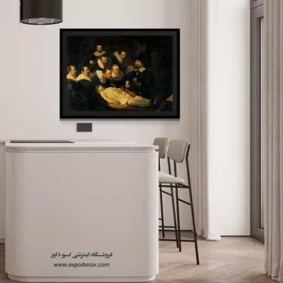 کلاس تشریح دکتر نیکلاس تولپ - کلاس تشریح دکتر نیکلاس تولپ – تابلو نقاشی رامبراند - اسپو دکور