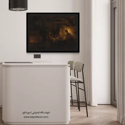 تابلو بوم مقاوم - فیلمون و باوسیس – تابلو نقاشی رامبراند - اسپو دکور