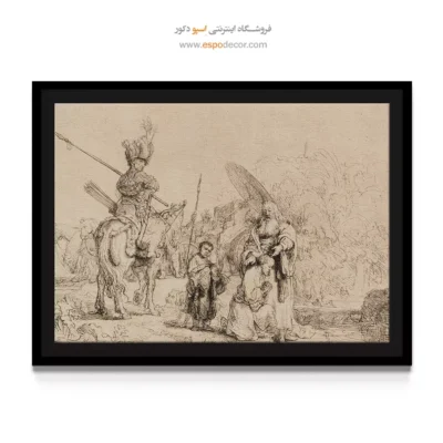 خرید تابلو دکوراسیون کلاسیک - غسل تعمید خواجه – تابلو نقاشی رامبراند - اسپو دکور