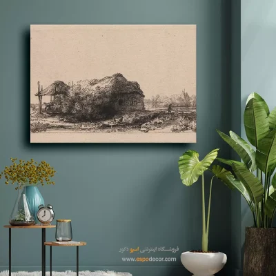 تابلو با تم رنگی تیره