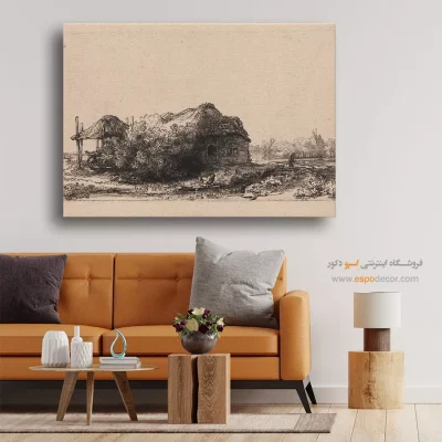 تابلو با تم رنگی تیره