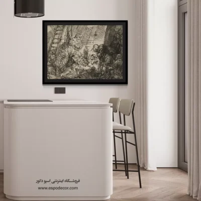 خرید آنلاین تابلو رامبراند - ختنه در اصطبل – تابلو نقاشی رامبراند - اسپو دکور