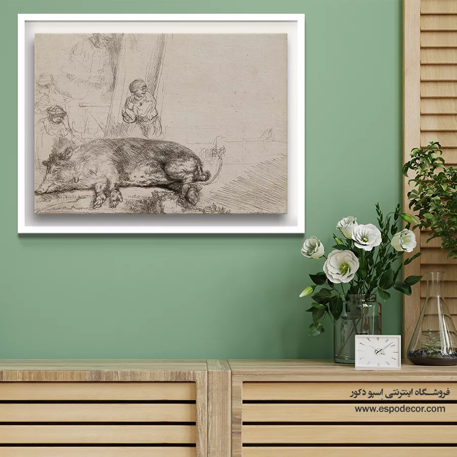 تابلو خاص - گراز – تابلو نقاشی رامبراند - اسپو دکور