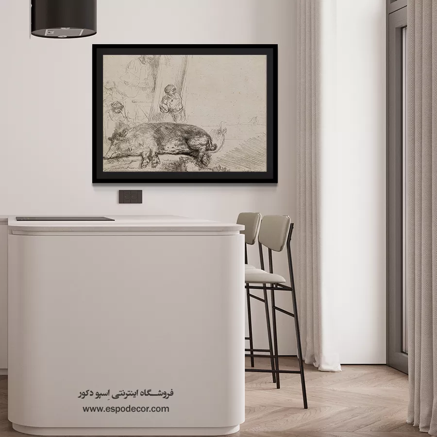 تابلو خاص - گراز – تابلو نقاشی رامبراند - اسپو دکور