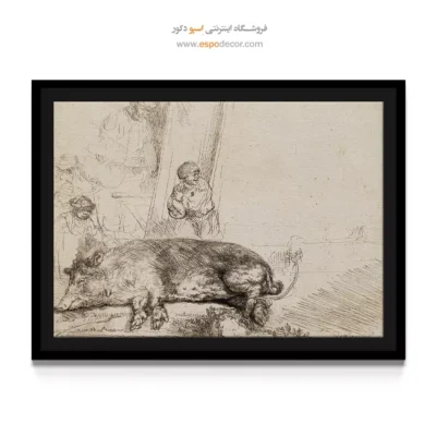 تابلو خاص - گراز – تابلو نقاشی رامبراند - اسپو دکور