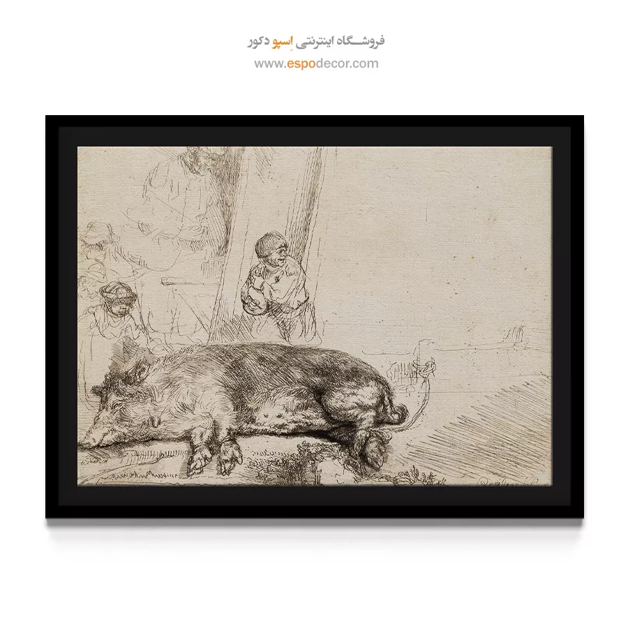 تابلو خاص - گراز – تابلو نقاشی رامبراند - اسپو دکور