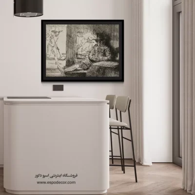 عکس نقاشی - بازیکن رینگ بال – تابلو نقاشی رامبراند - اسپو دکور