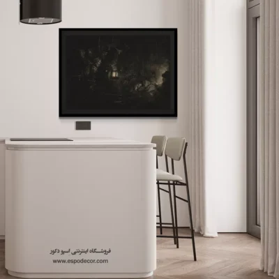 تابلو نقاشی فیگور - ستایش شبانان – تابلو نقاشی رامبراند - اسپو دکور