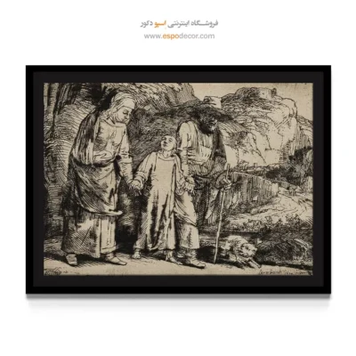 پرتره نقاشی باروک - بازگشت مسیح از معبد – تابلو نقاشی رامبراند - اسپو دکور