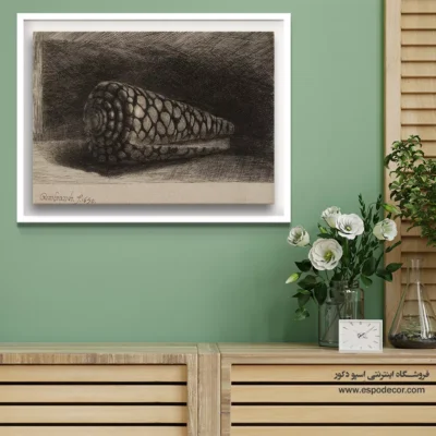 تابلو دکوراتیو دیوارهای تیره - پوسته – تابلو نقاشی رامبراند - اسپو دکور