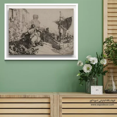 تابلو نقاشی سبک تئاتریکال - کشتی ثروت – تابلو نقاشی رامبراند - اسپو دکور