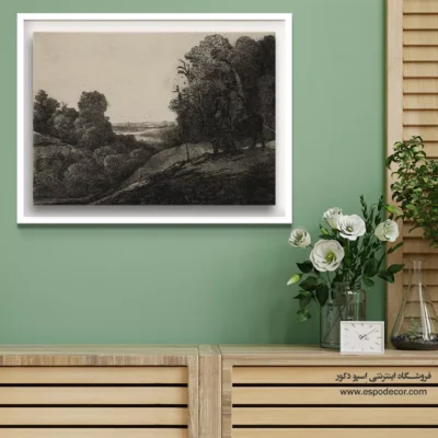 تابلو نقاشی رنگ و نور - فرار به مصر – تابلو نقاشی رامبراند - اسپو دکور