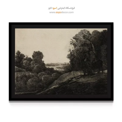 تابلو نقاشی رنگ و نور - فرار به مصر – تابلو نقاشی رامبراند - اسپو دکور