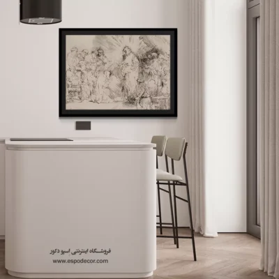 نقاشی حواریون مسیح - ظهور مسیح بر حواریون – تابلو نقاشی رامبراند - اسپو دکور