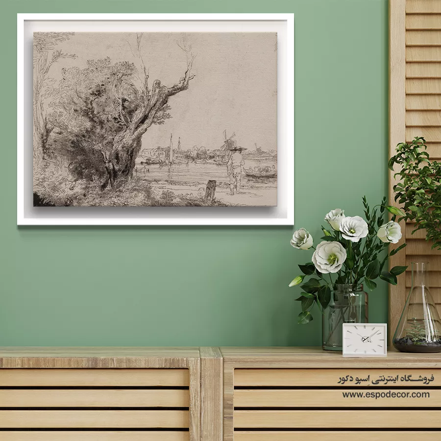 تابلو رسمی کلاسیک - اوموال – تابلو نقاشی رامبراند - اسپو دکور