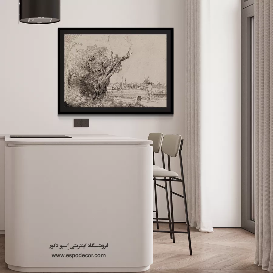 تابلو رسمی کلاسیک - اوموال – تابلو نقاشی رامبراند - اسپو دکور