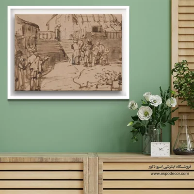 تابلو نقاشی کشتی نوح - کشتی نوح – تابلو نقاشی رامبراند - اسپو دکور