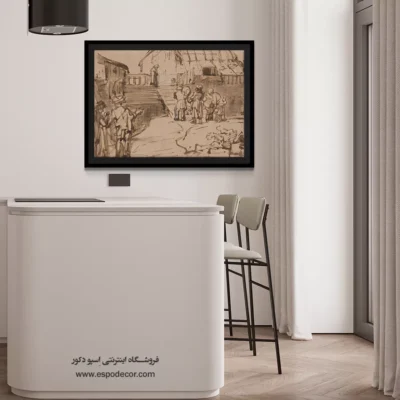 تابلو نقاشی کشتی نوح - کشتی نوح – تابلو نقاشی رامبراند - اسپو دکور