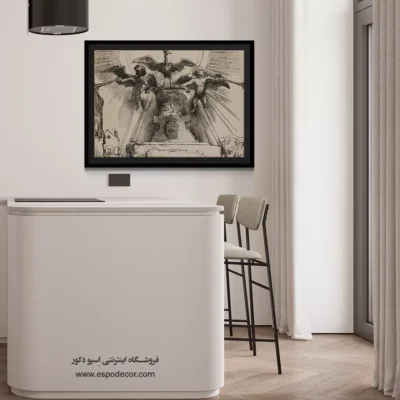 تابلو دکوراتیو برای کلکسیونرها - ققنوس یا مجسمه سرنگون شده – تابلو نقاشی رامبراند - اسپو دکور