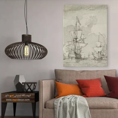 تابلو نقاشی کشتی - اسپو دکور