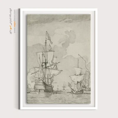 تابلو نقاشی کشتی - اسپو دکور